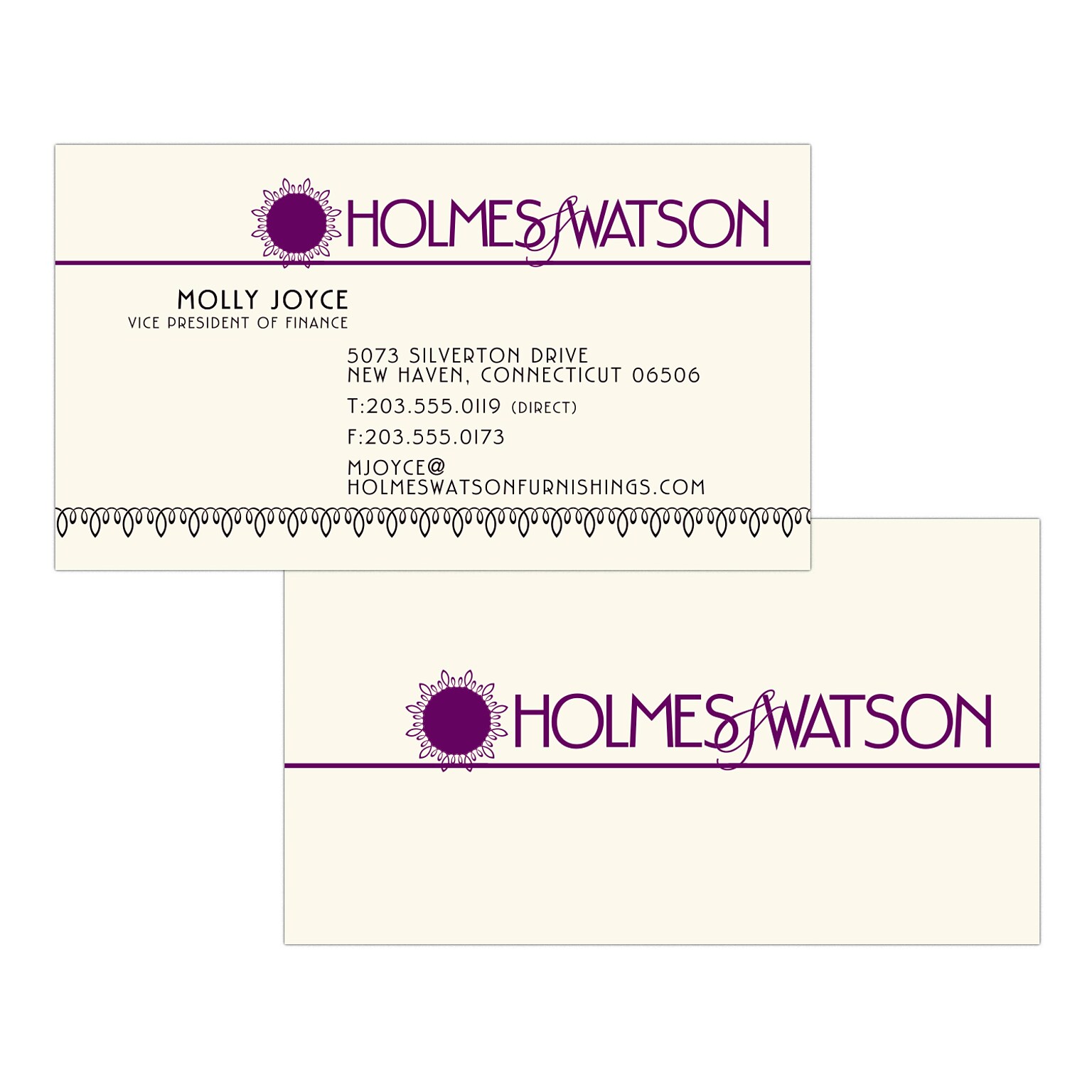 Custom 1-2 Color Business Cards, ENVIRONMENT® Smooth Natural Recycled 80#, Flat Print, 1 Standard & 1 Custom Ink, 1-Sided 250/PK