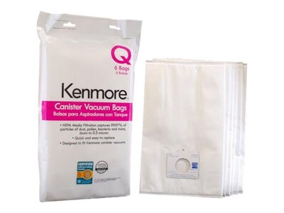 Kenmore Vacuum Bags, White (53292) | Quill.com