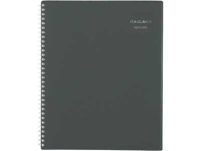 2020-2021 AT-A-GLANCE 8.5 x 11 Academic Planner, DayMinder, Charcoal (AYC5454521)