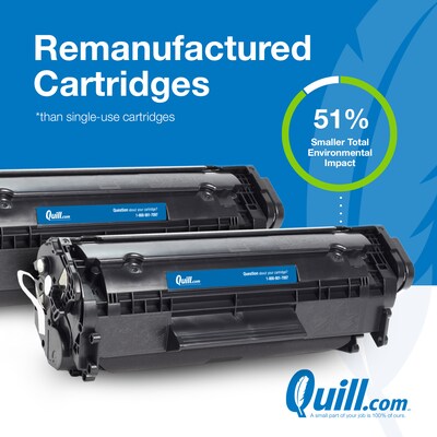Quill Brand® Compatible Black High Yield Toner Cartridge Replacement for Oki B4600 (43502001) (Lifetime Warranty)