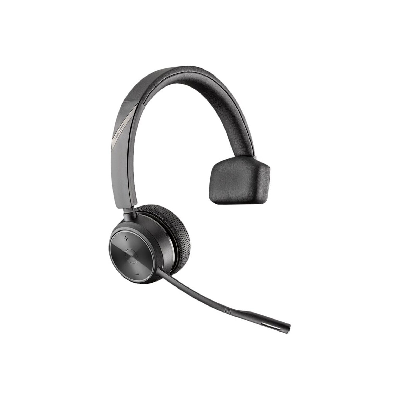 Poly Savi 7210 Office Wireless Mono Headset, Over-the-Head, Black (7W6D4AA#ABA)