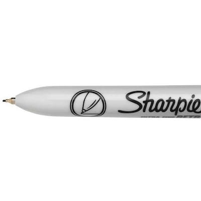 Sharpie - Permanent Marker: Black, AP Non-Toxic, Retractable Ultra