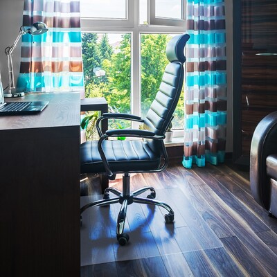 Floortex Ultimat Hard Floor Chair Mat, 35 x 47, Clear Polycarbonate (128919ER)