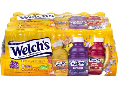 Welchs Variety Pack 10 oz. Juice Drink, 24/Pack (47910)