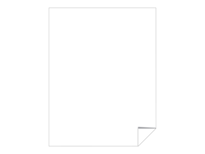Astrobrights Astrodesigns Inkjet/Laser Sticker Paper Labels, 8 1/2 x 11, Matte White, 15 Sheets/Pa