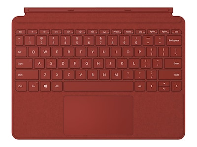 Microsoft KCT-00061 Alcantara Keyboard for 10 Surface Go, 10.5 Surface Go 2, Poppy Red