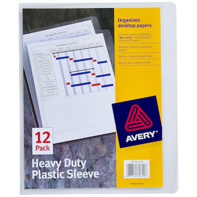 Avery Diamond Clear Quick Load Sheet Protectors, Acid-Free, 50 Protectors (73802)