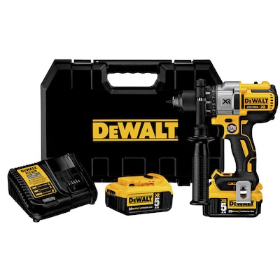 Dewalt DCD991P2 20V MAX XR 5.0 Ah Cordless Lithium-Ion Brushless 3-Speed 1/2 in. Drill Driver Kit